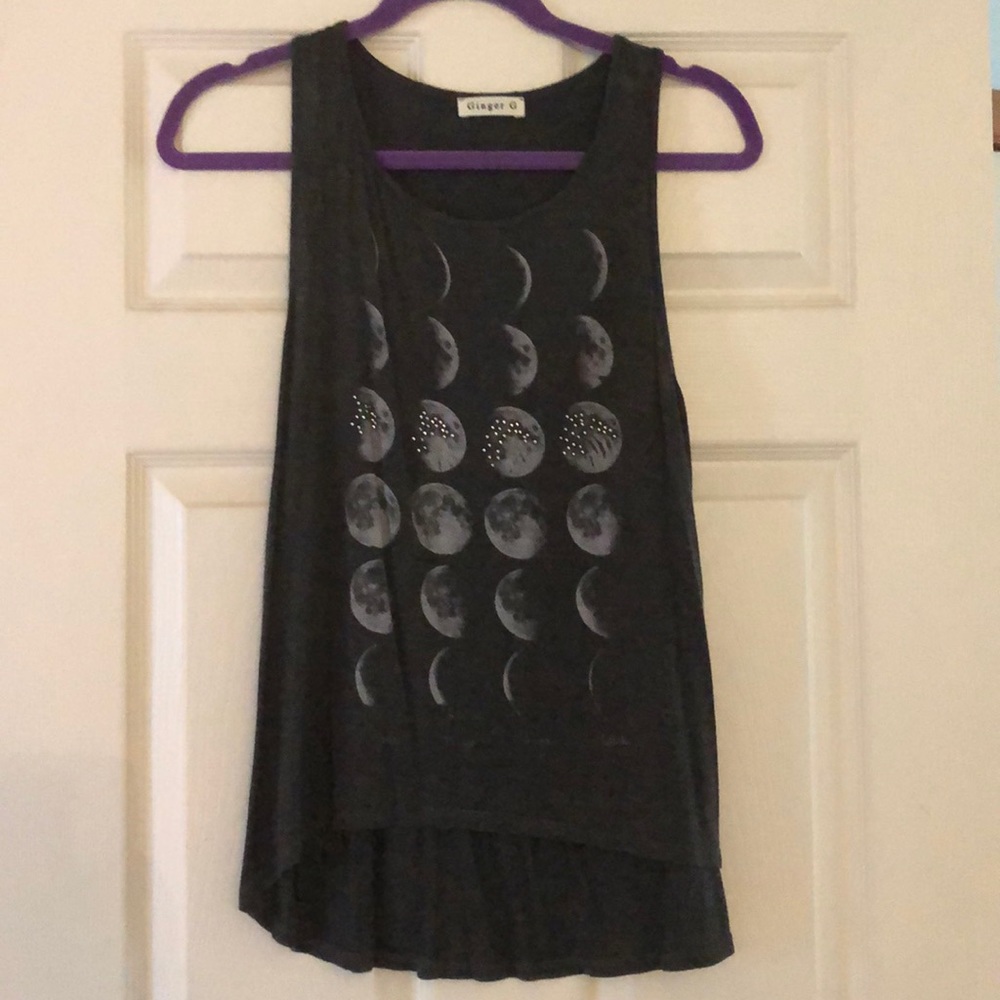 Moon phases graphic tee
